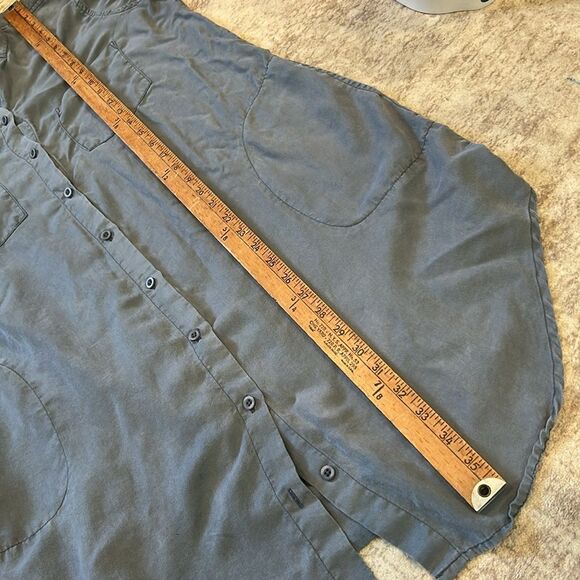 Cloth & Stone Slate Shirt Dress 100 percent Tencil size large - Picture 5 of 6